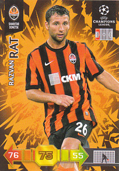 Razvan Rat Shakhtar Donetsk 2010/11 Panini Adrenalyn XL CL #301